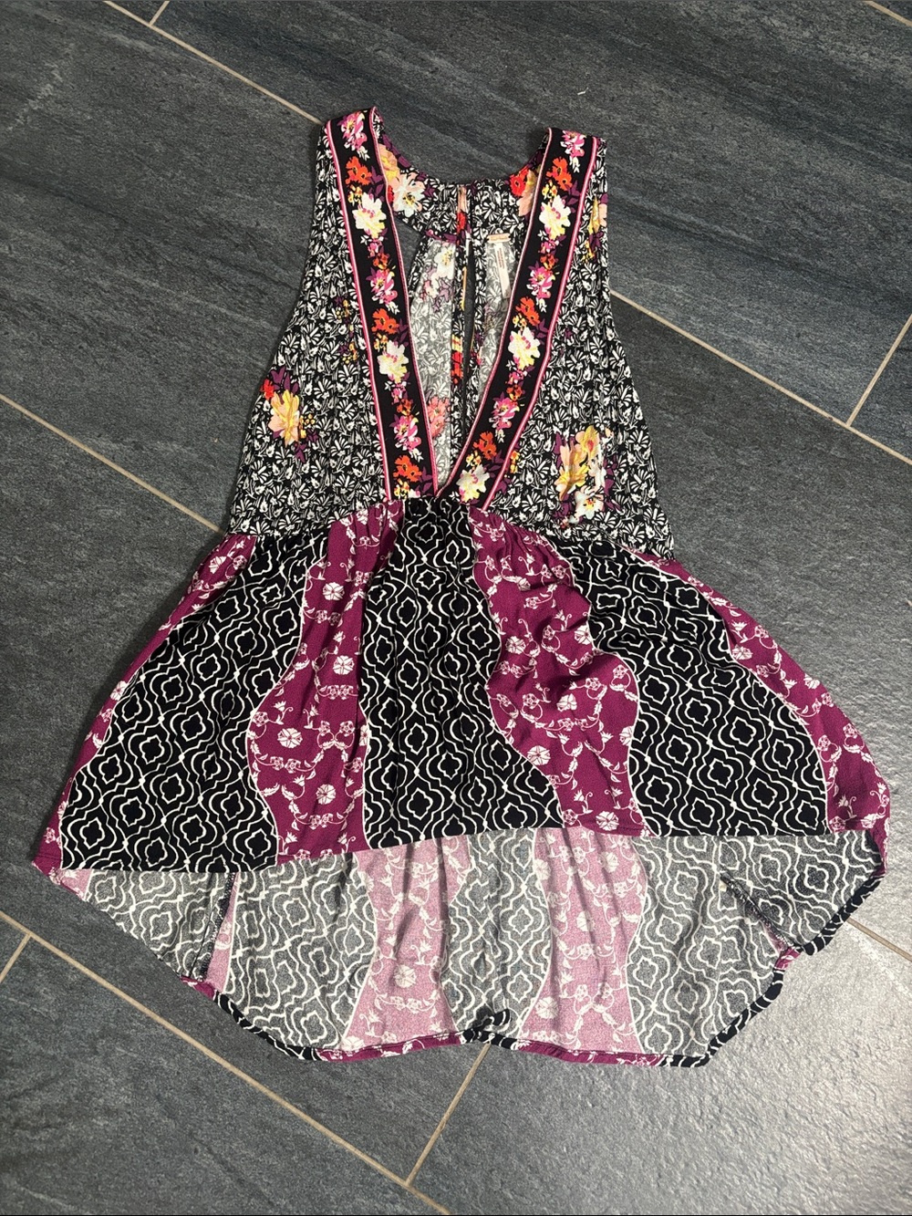 FP floral flowy tunic